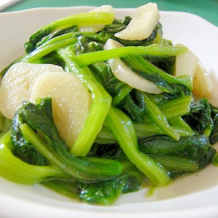 簡単 ほうれん草とニンニクのバター炒め レシピ 作り方 By そらまる14 楽天レシピ